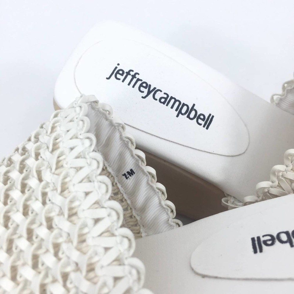 Jeffrey Campbell Dipsey Weave Sandals Size 7M - Picture 6 of 6